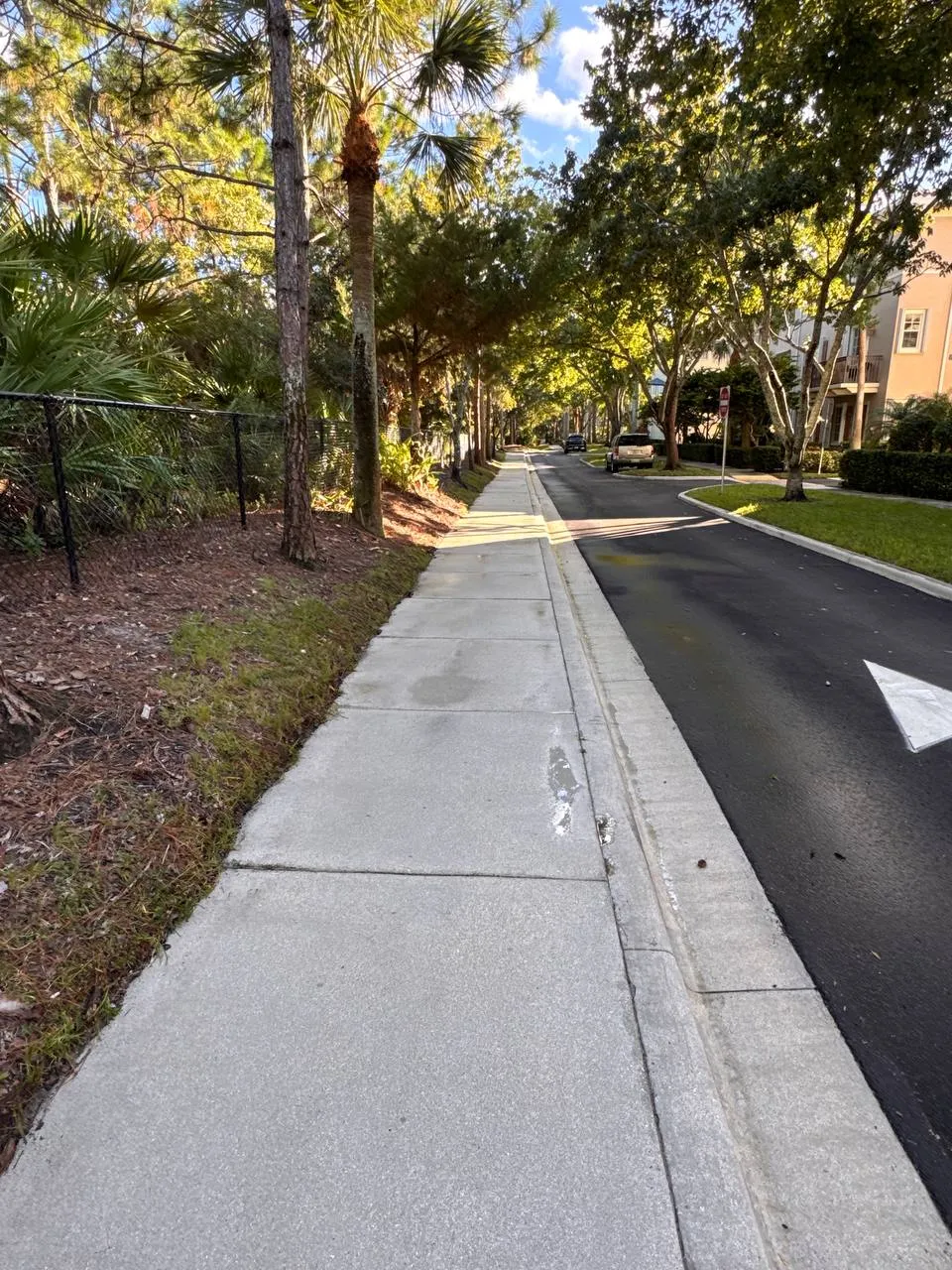 HOA sidewalks, walkways and curbs in Abacoa, Jupiter