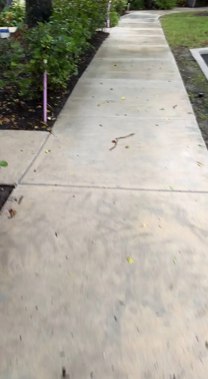 HOA sidewalks, walkways and curbs in Abacoa, Jupiter, after