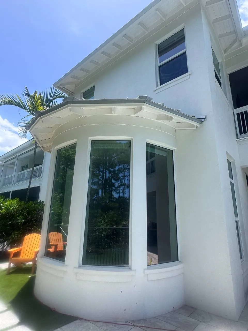 Two-storey window cleaning in Ibis, West Palm Beach